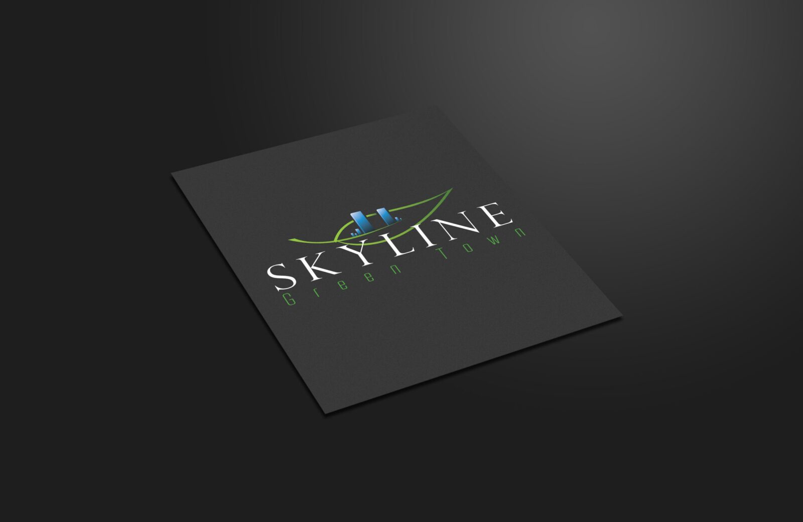 Skyline Green Town konut projesine ait logo tasarımı